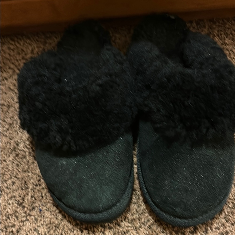 Cozy Black womens  Shoes
